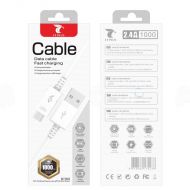 Cable USB a MicroUSB 2.4A 1m