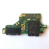 Placa auxiliar con conector de audio jack 3.5mm y conector USB Tipo C con carga datos y accesorios para Huawei P20 Lite ANE-LX1