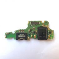 Placa auxiliar con conector micro USB y entrada de audio jack 3.5mm para Huawei Mate 10 Lite RNE-L21