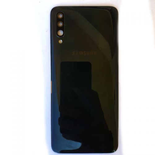 Tapa trasera con lente para Samsung Galaxy A70 A705 (Negra)