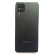 Tapa trasera con lente para Samsung Galaxy A12 A125 (Negra)