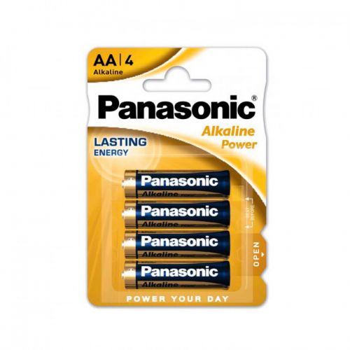 Pack 4 Pilas Alcalinas Panasonic AA LR06 1.5V