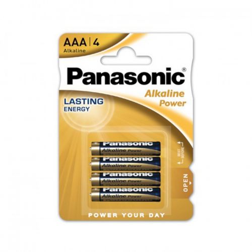 Pack 4 Pilas Alcalinas Panasonic AAA LR03 1.5V